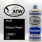 Preview: Audi, Ebony Pearl, LZ9W / 4Z: 400ml Sprühdose, von ATW Autoteile West.